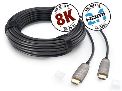 Кабель HDMI INAKUSTIK Profi HDMI 2.1 optical fiber 2.0 м
