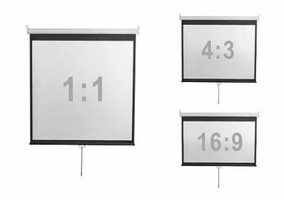 Экран DIGIS механический, 4 : 3 (NTSC), 300*220 см, диагональ 146 дюймов (372 см) 116408