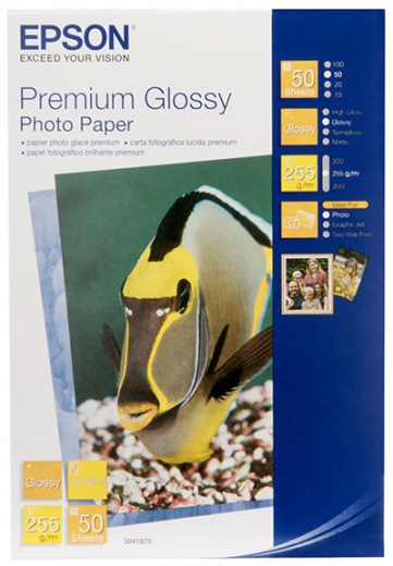 Фото Бумага Epson Premium Glossy Photo Paper (50 листов 13x18 см)