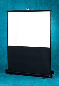 Экран DRAPER мобильный напольный, 16 : 9 (HDTV), 122*69 см, диагональ 55 дюймов (140 см) 112649
