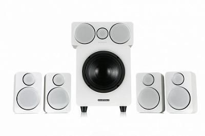 Wharfedale DX-2 5.0 HCP System.  White Leather