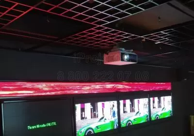 Установка лазерного бизнес-проектора в компьютерный клуб по подготовке спортсменов к кибер-олимпиадам