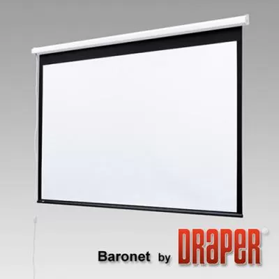 Фото Экран DRAPER моторизованный, 1 : 1 (AV), 178*178 см, диагональ 99 дюймов (252 см) 112293
