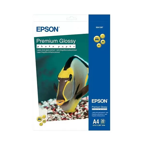 Фото Бумага Epson Premium Glossy Photo Paper (20 листов A4)